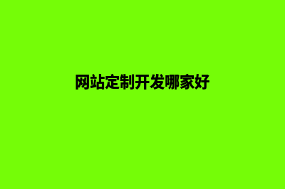 定制网站开发的优势有哪些(网站定制开发哪家好)