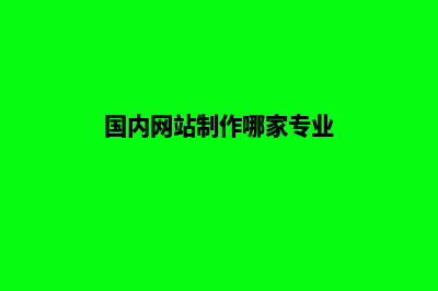 专业制作网站的公司哪家好(国内网站制作哪家专业)