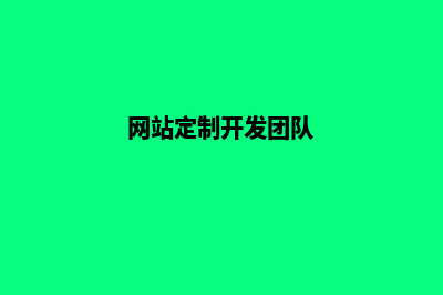 网站定制开发怎么收费(网站定制开发团队)