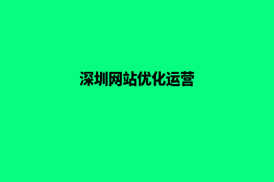 罗湖网站优化(深圳网站优化运营)