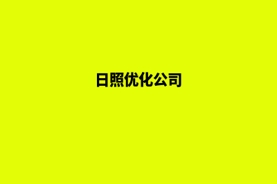 日照网站优化(日照优化公司)