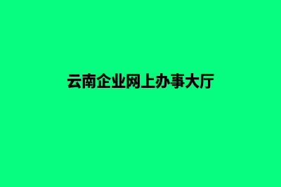 云南公司网页重做价格(云南企业网上办事大厅)