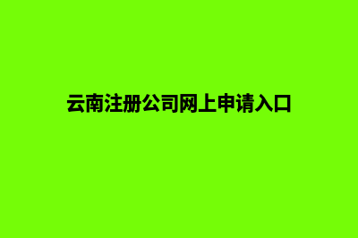 云南公司网站开发哪家好(云南注册公司网上申请入口)