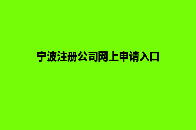 宁波公司网站开发费用(宁波注册公司网上申请入口)