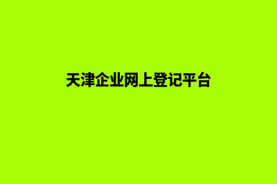 天津企业网站制作价格(天津企业网上登记平台)