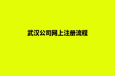 武汉公司网站定制要多少钱(武汉公司网上注册流程)