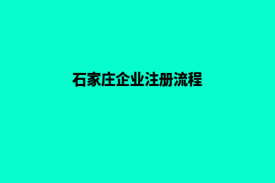 石家庄企业小程序开发(石家庄企业注册流程)