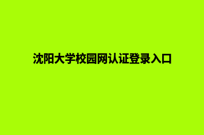 沈阳学校网页设计多少钱(沈阳大学校园网认证登录入口)