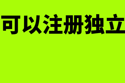 分公司具有法人资格吗(分公司可以注册独立法人吗)