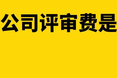 担保费和评审费计入什么科目？(担保公司评审费是什么)
